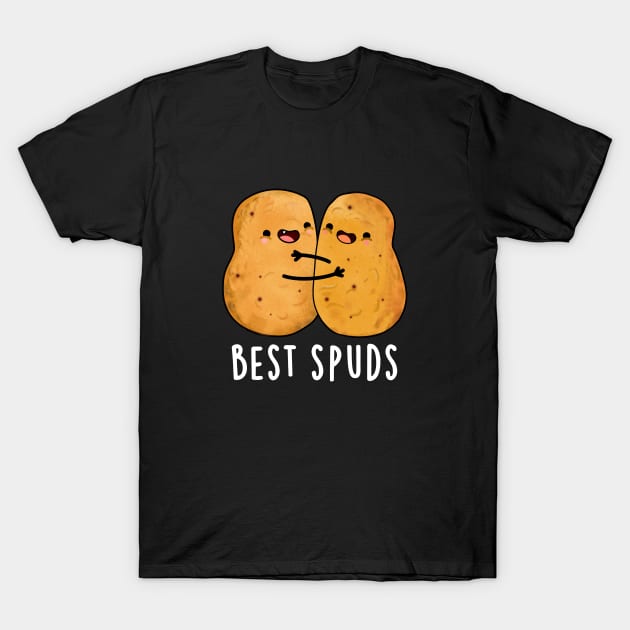 Best Spuds Cute Best Buddies Potato Pun T-Shirt by punnybone